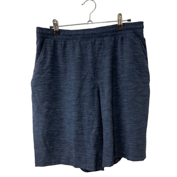 Lululemon Pace Breaker Short *Linerless 9" Heather Allover Iron Blue True Navy L - Picture 1 of 9